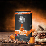 Capsules de café compatibles Nespresso Der-Franz, 6 x 10 capsules, arôme caramel, torréfaction moyenne
