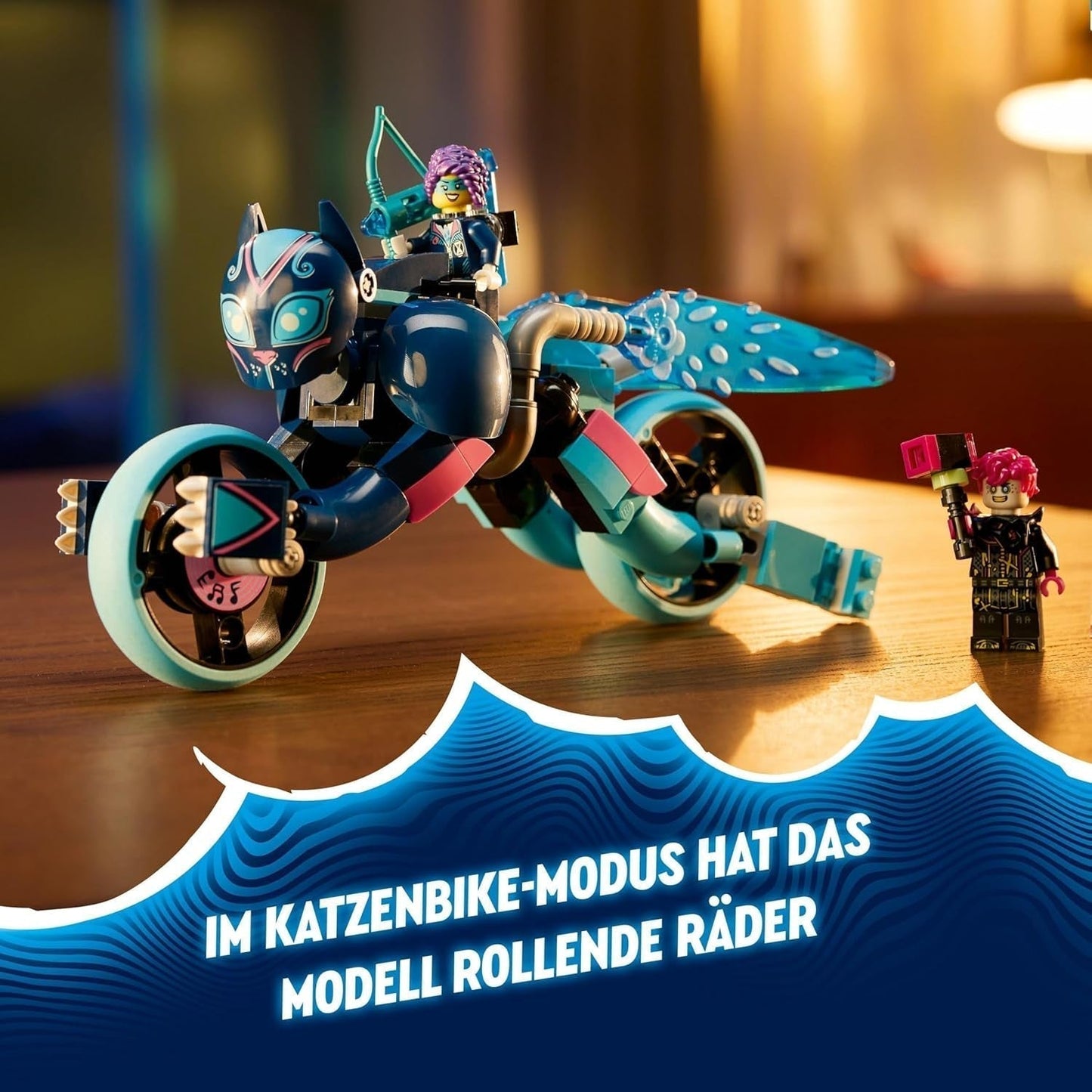 LEGO Dreamzzz La moto du chat de Zoey 2 en 1 Cadeau pour les enfants de 7 ans et plus Modèle animal Bloc de construction Jouet Moto Fantasy Play Set pour garçons et filles 71479 Jeux de construction Beuche den LEGO-Store