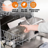 Friteuse à huile Tristar FR-6935, 2000 watts, 3 litres, thermostat, zone froide, 3-4 personnes, électroménager en métal Naty Shop