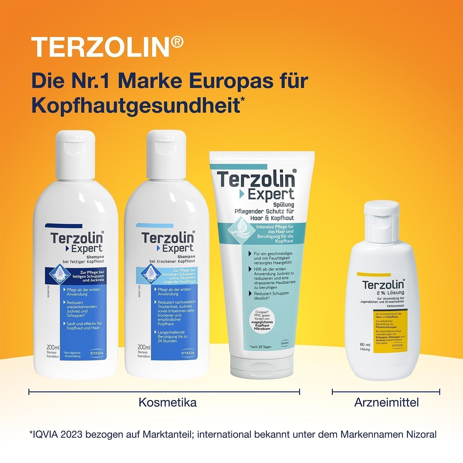 Terzolin Expert Shampooing cuir chevelu et cheveux gras, antipelliculaire, 200 ml Douche et bain Terzolin