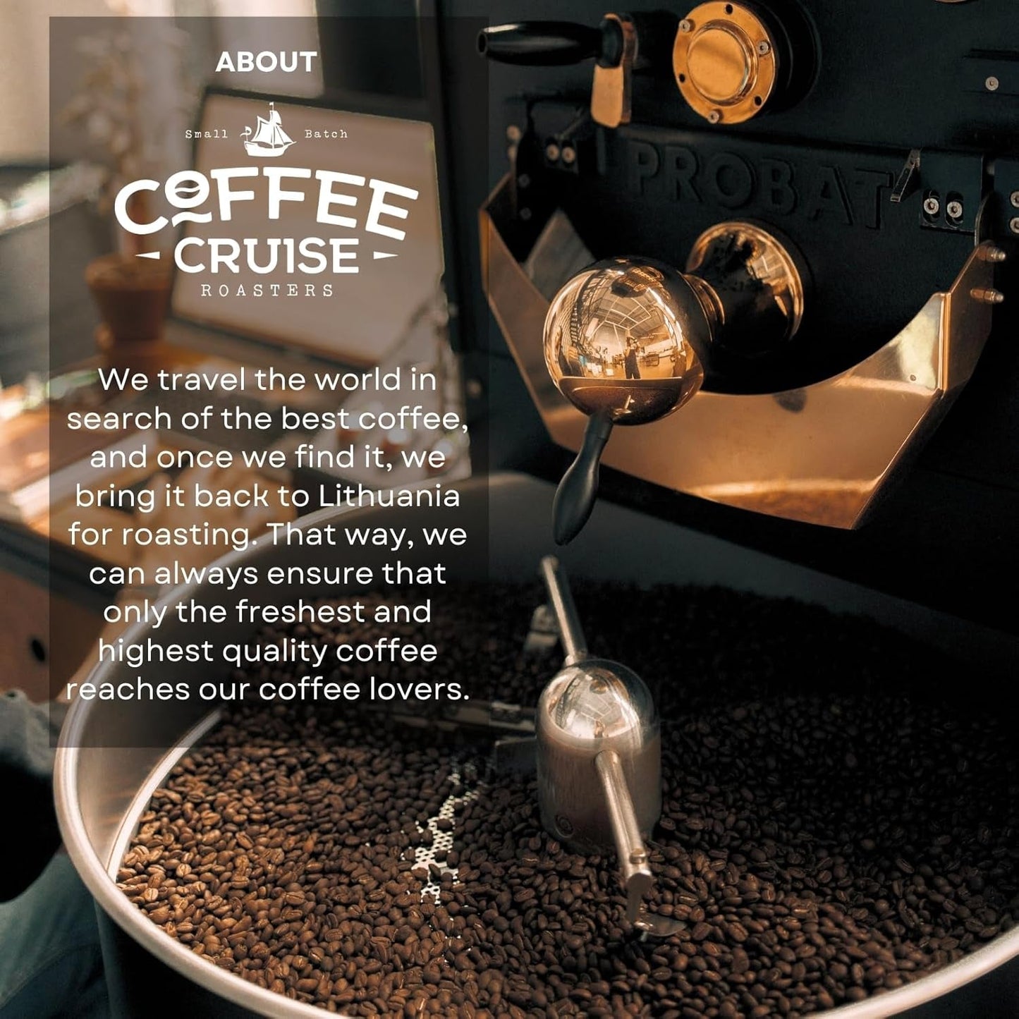 COFFEE CRUISE Sweet Brazil Brasilianische Kaffeebohnen 1kg - Mittlere Röstung - Aroma Kakao und Schokolade - Pour toutes les machines à café - 100% arabe