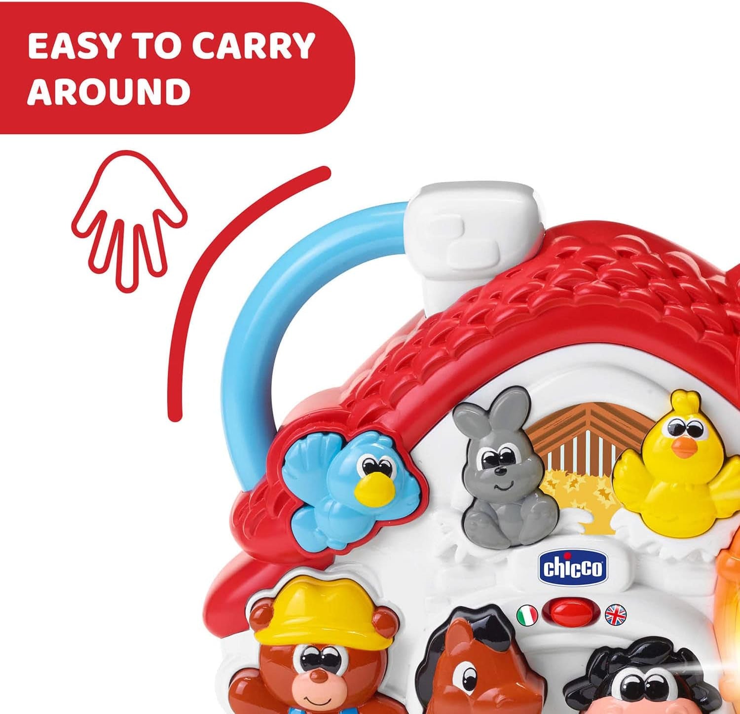 Chicco Ma New Farm, bilingue, empilable Naty Shop Jouets pour bébé