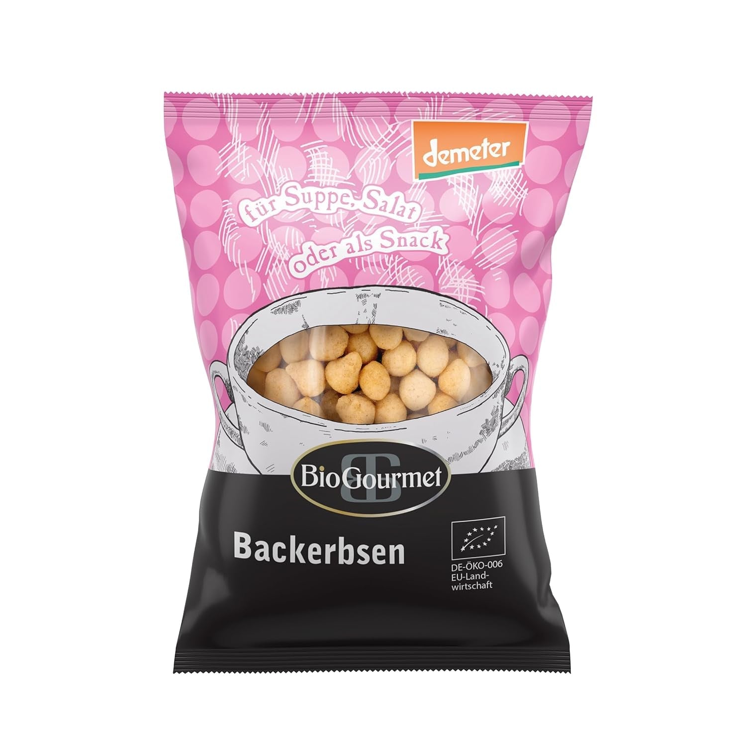 Croûtons BioGourmet aux herbes, pour soupe, salade ou en collation, bio, Demeter, 100g