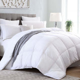 Kingsley Trend Couette alternative en duvet blanc pour toutes les saisons, toutes saisons, couette king size (2,6 m x 2,3 m), couettes et couettes douces et lavables en machine Naty Shop Queen White