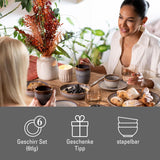 Service de petit-déjeuner Lave beige de Villeroy & Boch, 6 pièces