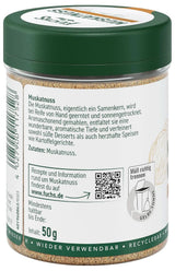 Fuchs Noix de muscade moulue, 50 grammes Condiments Naty Shop