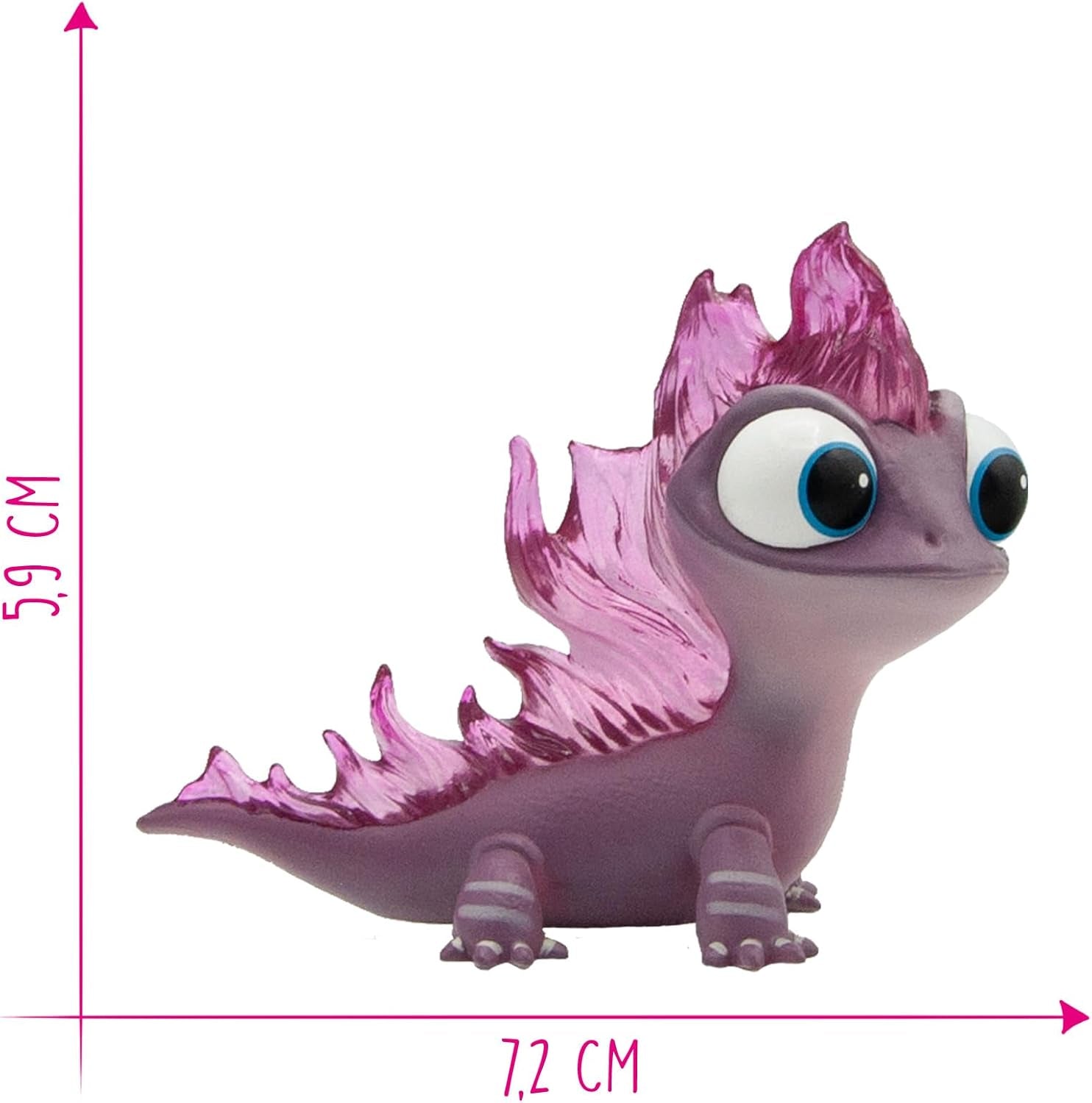 Bullyland 13515 - Figurine de salamandre brune de Walt Disney La Reine des Glaces, env. 7,2 cm, fidèle aux détails, idéal comme petit cadeau pour les enfants à partir de 3 ans Figurines Naty Shop