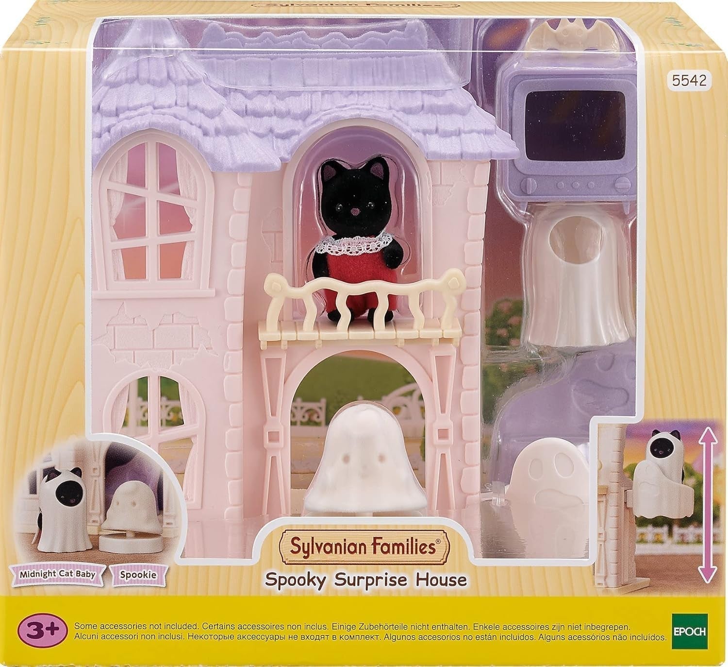 Sylvanian Families 5542 Maison hantée effrayante - Ensemble de jeu pour maison de poupée Dollhouses Naty Shop