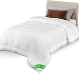 VOUNOT Couette 155X200Cm, Couette Hiver 4 Saisons Lot de 2 500GSM, composé de 2 couettes nouées ensemble Couette Adaptable été comme hiver, Norme Oeko-Tex Couettes et couettes Naty Shop Couverture Toutes Saisons 155X200Cm