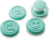 Silikomart 25.440.39.0069, Set d'emporte-pièces Emoji, Ø73 MM Naty Shop