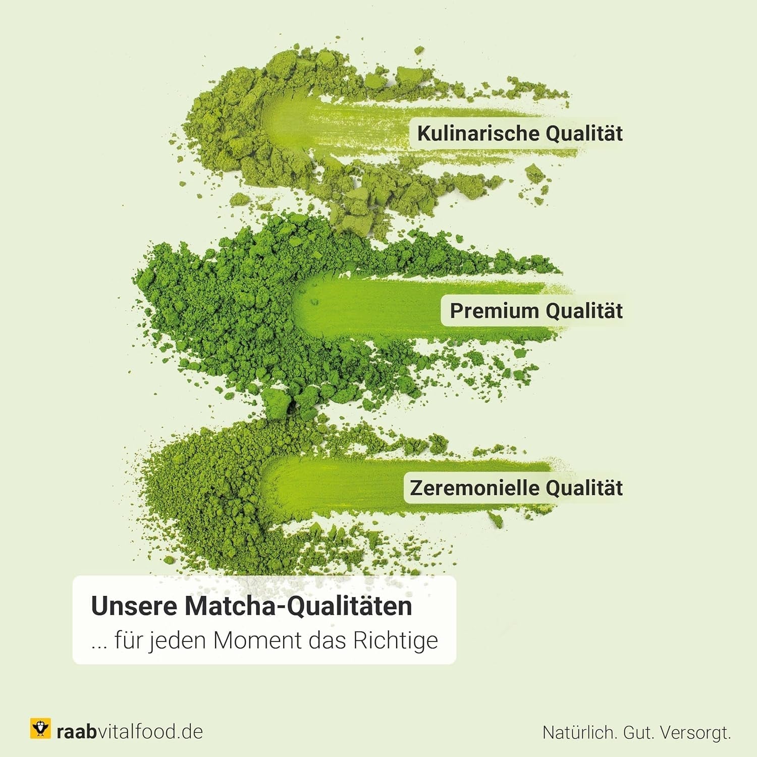 Raab Vitalfood® Premium Bio Matcha Powder (30g) - Original du Japon, poudre de matcha pure sans additifs, finement moulue, goût légèrement amer, poudre de thé vert, végétalien, cérémonie du thé