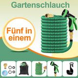 Tuyau d'arrosage extensible de 45 m, tuyau d'eau flexible rétractable automatique, 10 modes de pulvérisation, TPE 2500D, connecteurs métalliques, pour très grands jardins, agriculture, nettoyage