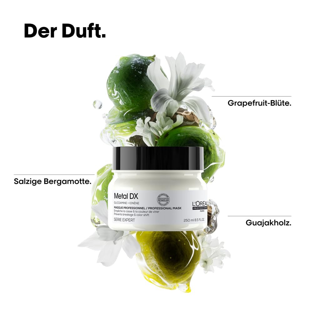 L'Oréal Professionnel Pour cheveux colorés, Couleurs et brillance éclatantes, Gamme Expert, Masque Capillaire Metal DX Naty Shop