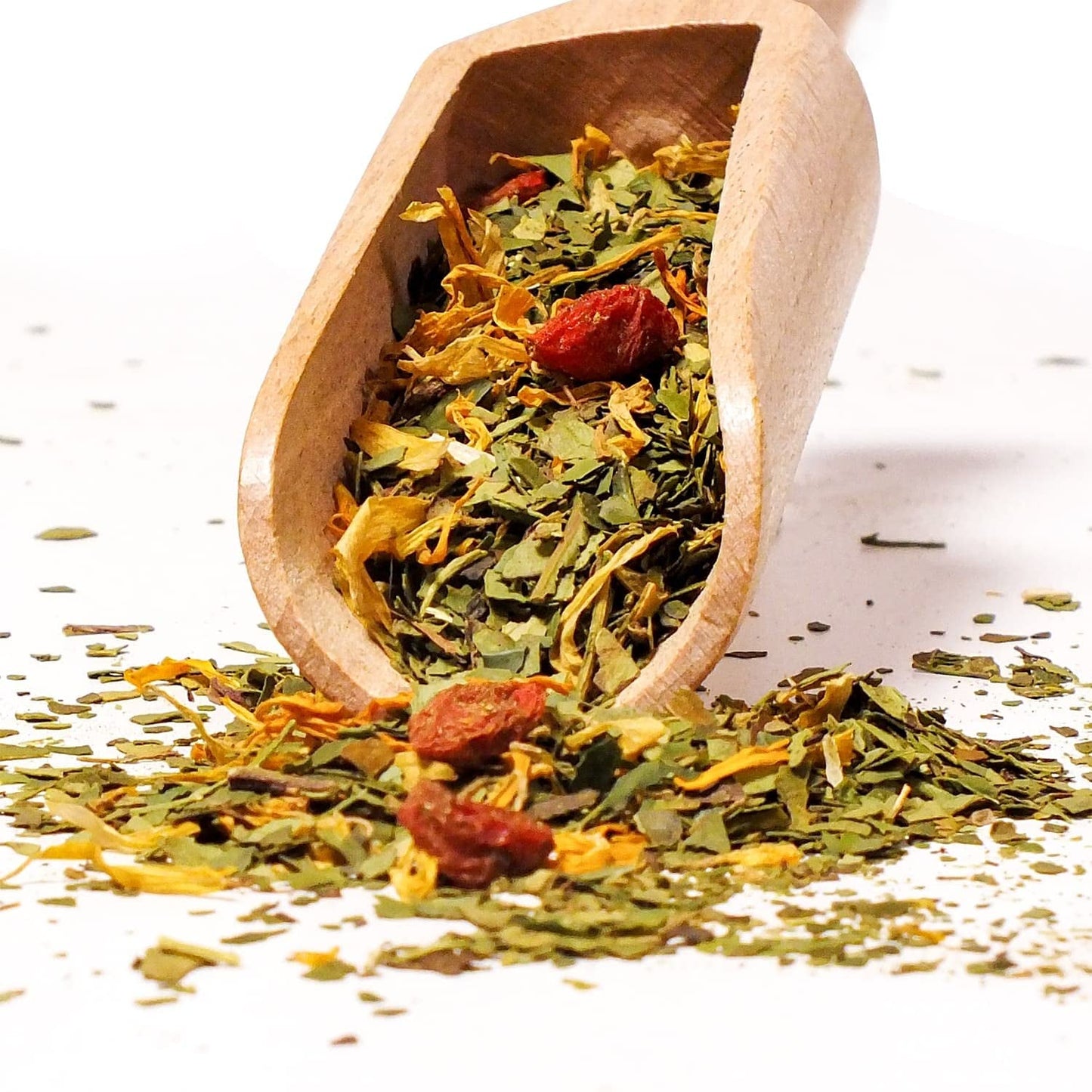 Service à thé Yerba Mate aux herbes | Yerba Maté aux herbes | Green Mate Énergie verte Guarana, Guayusa Jazmin, Salsepareille | Yerba Mate verte brésilienne | 3X500G