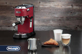 De'Longhi Milk Pitcher DLSC060, pot à lait pour mousser manuellement, poignée ergonomique, capacité 350 ml, acier inoxydable
