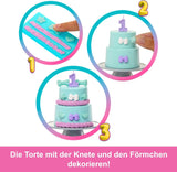 Barbie Party Doll Sans boîte et accessoires Anniversaire Pet Series 10 Surprise Party Star Set comprenant effet de changement de couleur et décorations de gâteaux JFG72