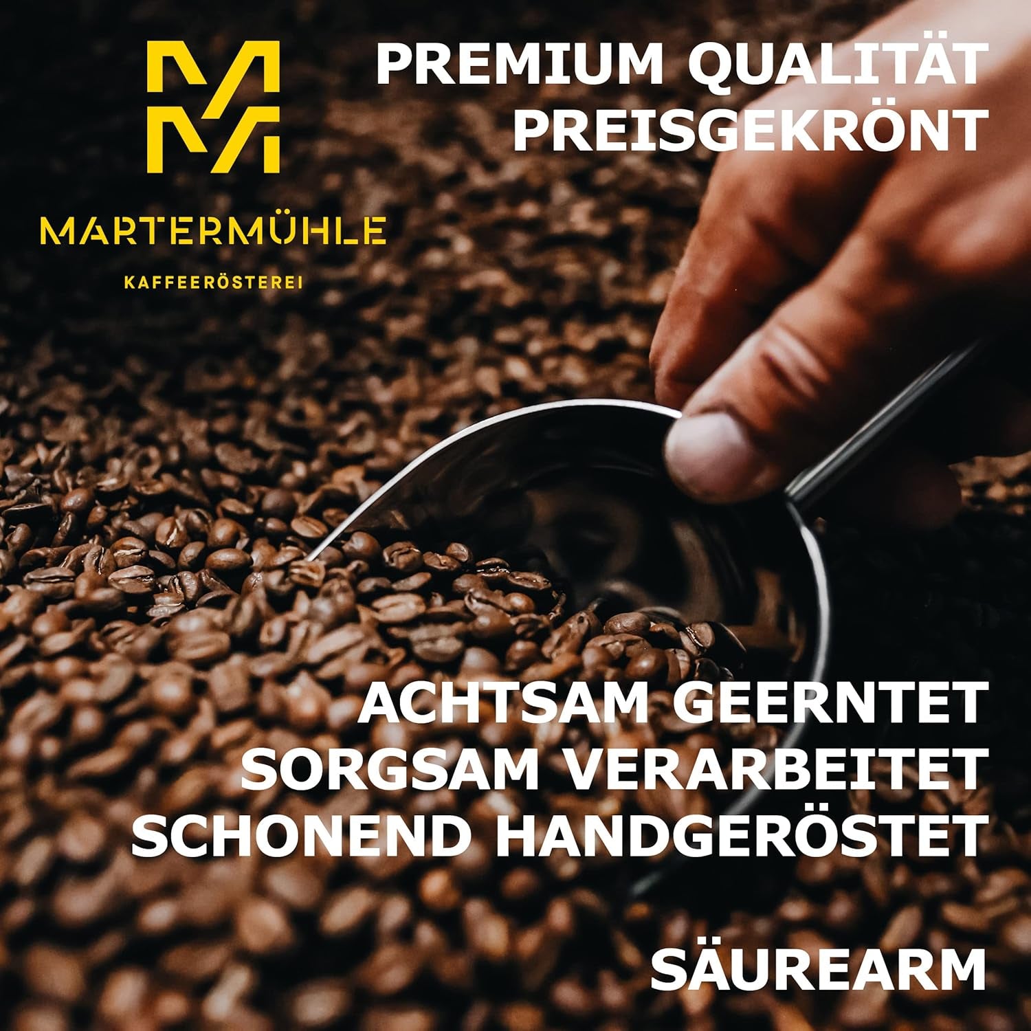 Martermühle Mexiko Bio Espressobohnen entkoffeiniert 1kg mittelkräftig I Arabica I Saveur : Nougat, Zartbitterschokolade I Ganze Bio Espresso-Bohnen schonend geröstet, säurearm