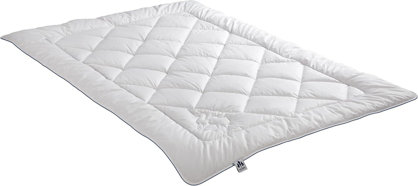 Couette Irisette camel - Fabriquée en Allemagne - Mono, couette toutes saisons, couette poil de chameau pour la transition, 155 X 220 Cm, certifiée Oeko-Tex Quilts et quilts Naty Shop