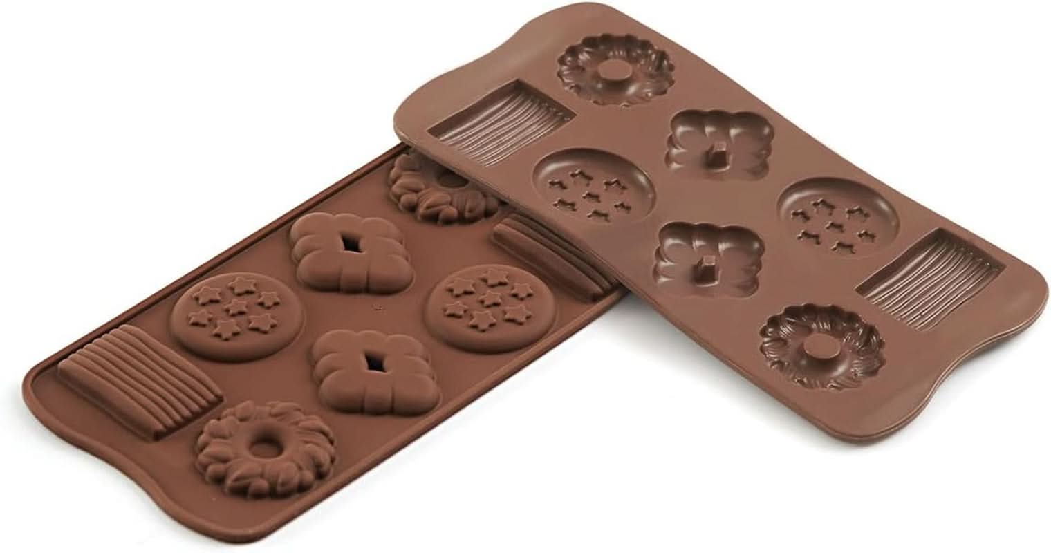 Silikomart 22.125.77.0065 SCG25, Choco Biscuit Cuisine Naty Shop