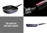 Poêle carrée Woll Diamond Lite, hauteur 6 cm - sans induction Casseroles et poêles Naty Shop