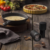 Moulin à épices Microplane noir pour noix de muscade, cannelle, fèves tonka, poivre long et autres épices sèches Broyage et broyeurs Naty Shop