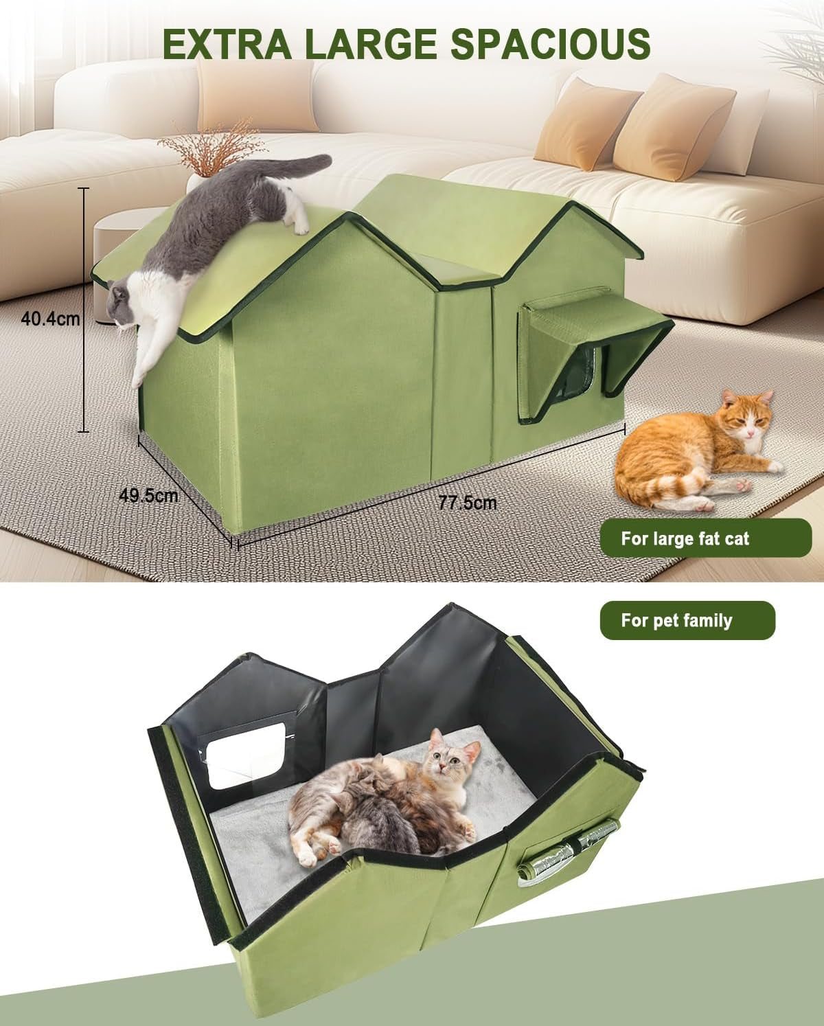 Couvertures et meubles, Animaux, Grottes et maisons, Chats, Lits pour chats, Chats - lits, matelas