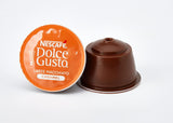 NESCAFÉ Dolce Gusto Latte Macchiato Vorratsbox 90 Kaffeekapseln (Aromatischer Espresso et Latte Macchiato Caramel