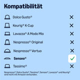 by Amazon Entkoffeinierte 100% Arabica-Kaffeepads, geeignet for Senseo-Maschinen, medium Röstung, 36 Stück (1 Packung mit 36 ​​​​Stück) – Rainforest Alliance certifié