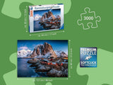 Ravensburger Puzzle 17081 - Hamnoy, Lofoten - Puzzle 3000 pièces pour adultes et enfants à partir de 14 ans, puzzle paysage norvégien Puzzle Naty Shop