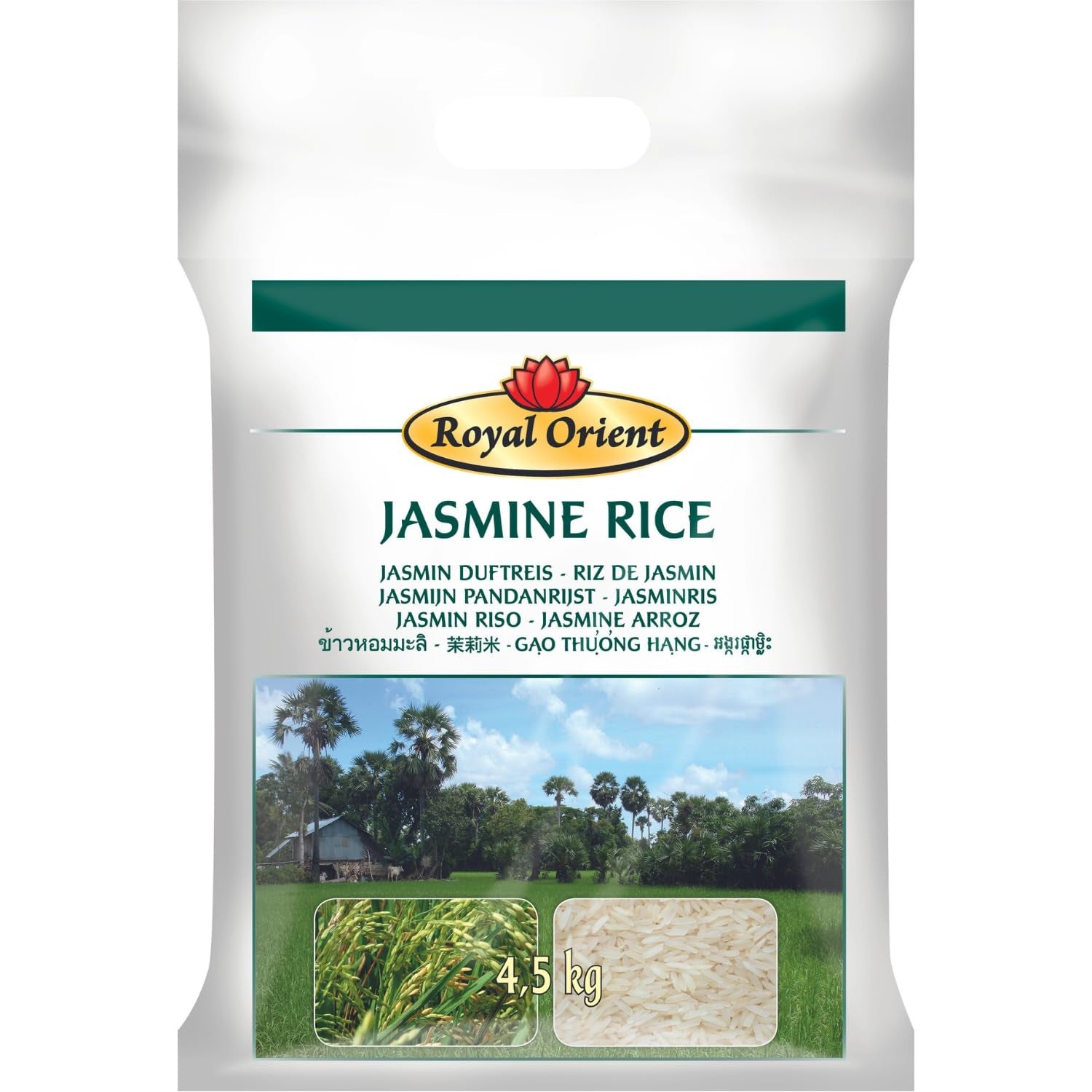 Royal Orient - Riz au jasmin - (1 x 4,5 kg)