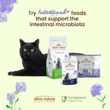 Almo Nature Functional - Intestinal Help - Nourriture humide pour chats adultes et matures aux intestins sensibles - à la volaille - soutient le microbiome - 70 g (paquet de 30)