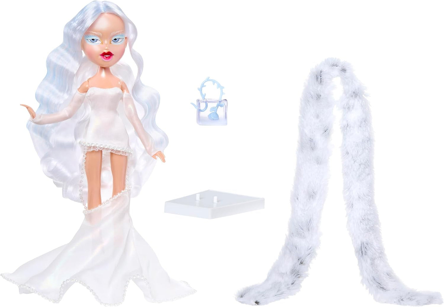 Bratz Holidayz Frosty Nightz - Poupée Chloé (édition collector) avec de vraies tenues et accessoires
