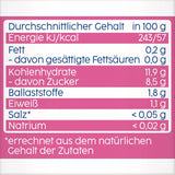 Sachets compressibles fruits, framboise, pomme, banane et épeautre - 16 pièces (paquet de 4, 4 x 90g chacun), sans sucre ajouté, à base de fruits rouges et de céréales saines, idéal pour les collations à emporter et l'autoconsommation