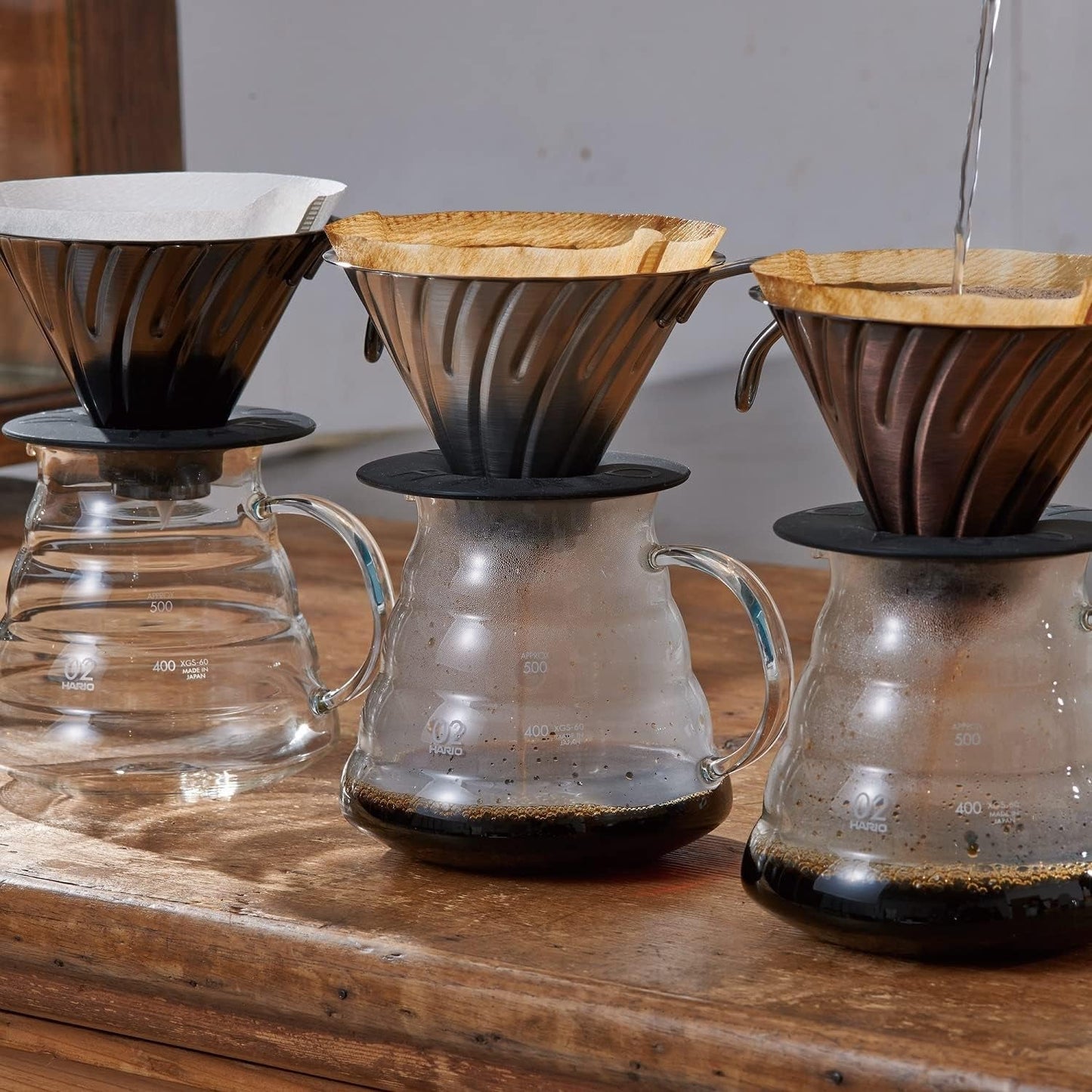 Goutteur de café en métal V60