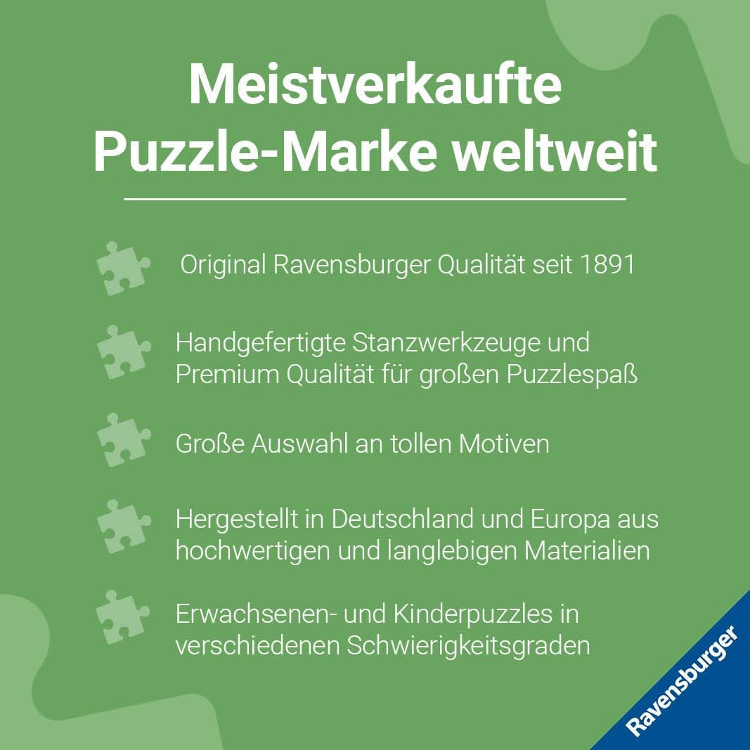 Puzzle pour enfants Ravensburger - 12722 Grand monde vaste - Puzzle de carte du monde pour les enfants à partir de 8 ans, avec 200 pièces au format XXL Puzzle Naty Shop