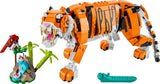 LEGO 31129 Creator Majestic Tigre, Panda ou Poisson Ensemble de figurines animales 3 en 1 Jouet pour enfants garçons et filles Jouets de construction d'animaux Besuche den LEGO-Store