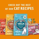Lily's Kitchen Nourriture humide naturelle pour chats adultes, en conserve, morceaux savoureux dans une sauce au poulet, recette sans céréales (24 plateaux x 85 g)