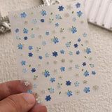 JMEOWIO Autocollants de ongles 3D pour nail art