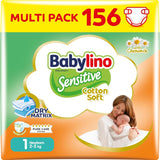 Couches pour bébés sensibles, taille 7, extra large plus (+15 kg), 14 pièces