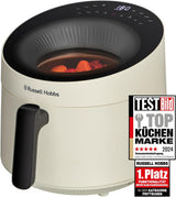 Russell Hobbs Airfryer, 5 litres, 10 programmes, fenêtre de visualisation Appareils Naty Shop Crème
