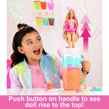 BARBIE Pop Reveal Rise & Surprise Coffret Cadeau - Plus de 15 surprises dont 1 poupée Barbie, des accessoires de plage pour un plaisir ludique et fruité pour les enfants de 3 ans et plus, HRK57