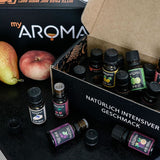 Myarôme | Coffret : Forêt & Prairie - Arôme naturel pur avec arôme de fruits et arôme de fruits (5 x 10 ml) | Édulcorants Naty Shop sans sucre et non sucrés