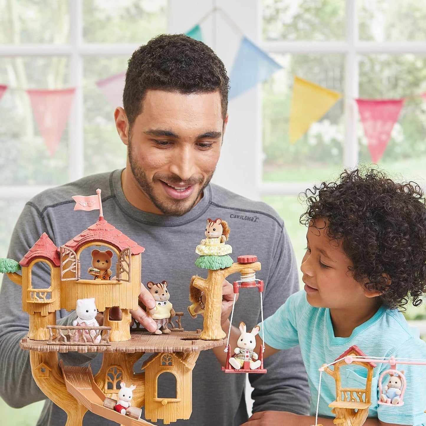 Sylvanian Families 5494 Adventure Tree House - Ensemble de jeu pour maison de poupée Dollhouses Naty Shop