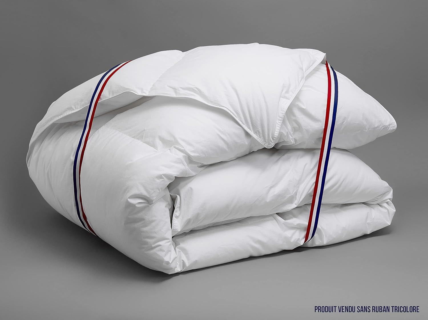 DODO 40381220 Couverture Helsinki, dessus en percale de coton, garnissage duvet de canard/cuir, 240 cm 220 cm, blanc Couettes et couettes Naty Shop