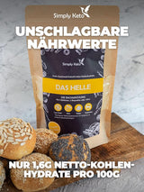 Pain Simply Keto The Light Lower Carb*, Mélange pour pain sans gluten, 260 grammes Kitchen Naty Shop