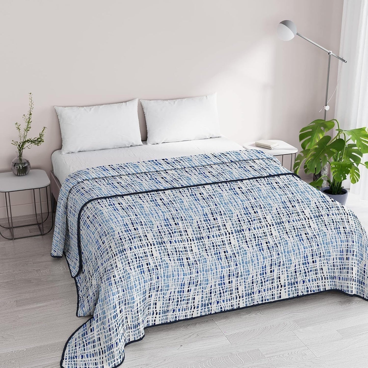 Literie italienne couverture d'été de base microfibre verre lit Double couettes et couettes Naty Shop verre 160 X 190 Cm