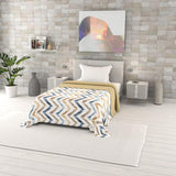 Couette d'été imprimée fantaisie, rembourrage en polyester, pétales, 260 x 270 cm.