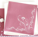 Appartina Elegantia 40 x 40 cm Serviettes Airlaid en tissu, Serviette de mariage de haute qualité, Serviettes de mariage en tissu Serviettes jetables pour diverses occasions (Rose vieux)