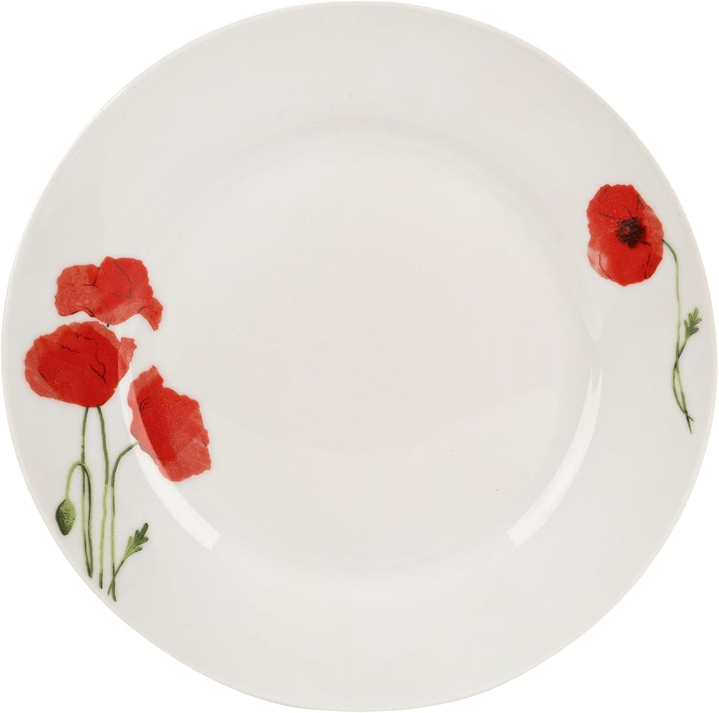 Service de table pour 6 - 18 pièces - Service de table en porcelaine - Service de table blanc - Service de bols et d'assiettes - Vaisselle moderne - Assiettes - Service de table - Service de table pour 6 personnes