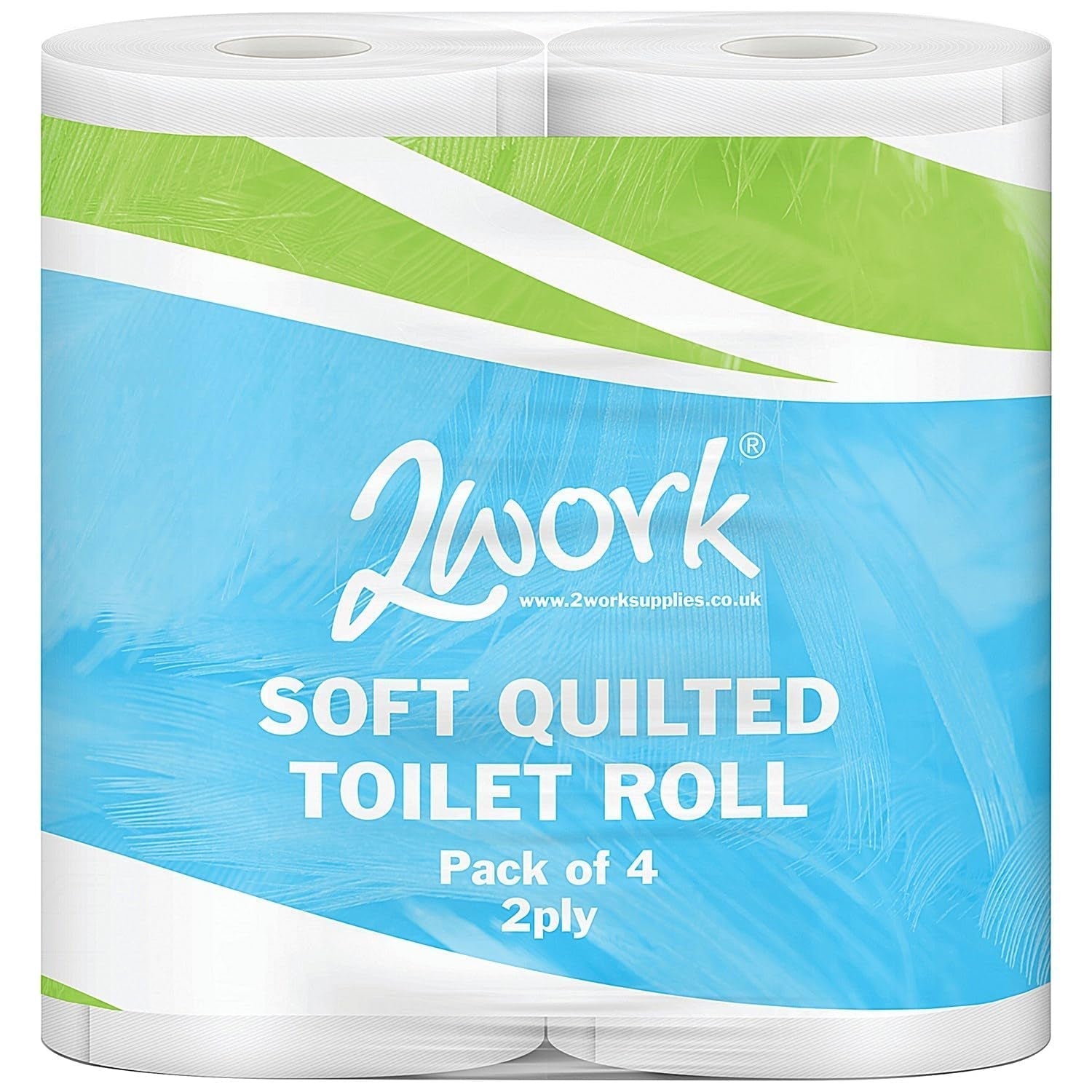 Star Dq4Pk Rouleau de papier toilette de luxe matelassé 2 épaisseurs blanc (40 pièces)